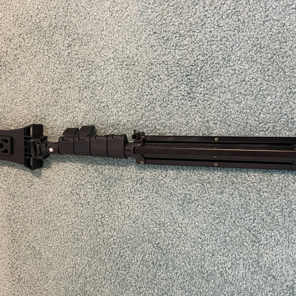 Black Camera Light Stand with Adjustable Height